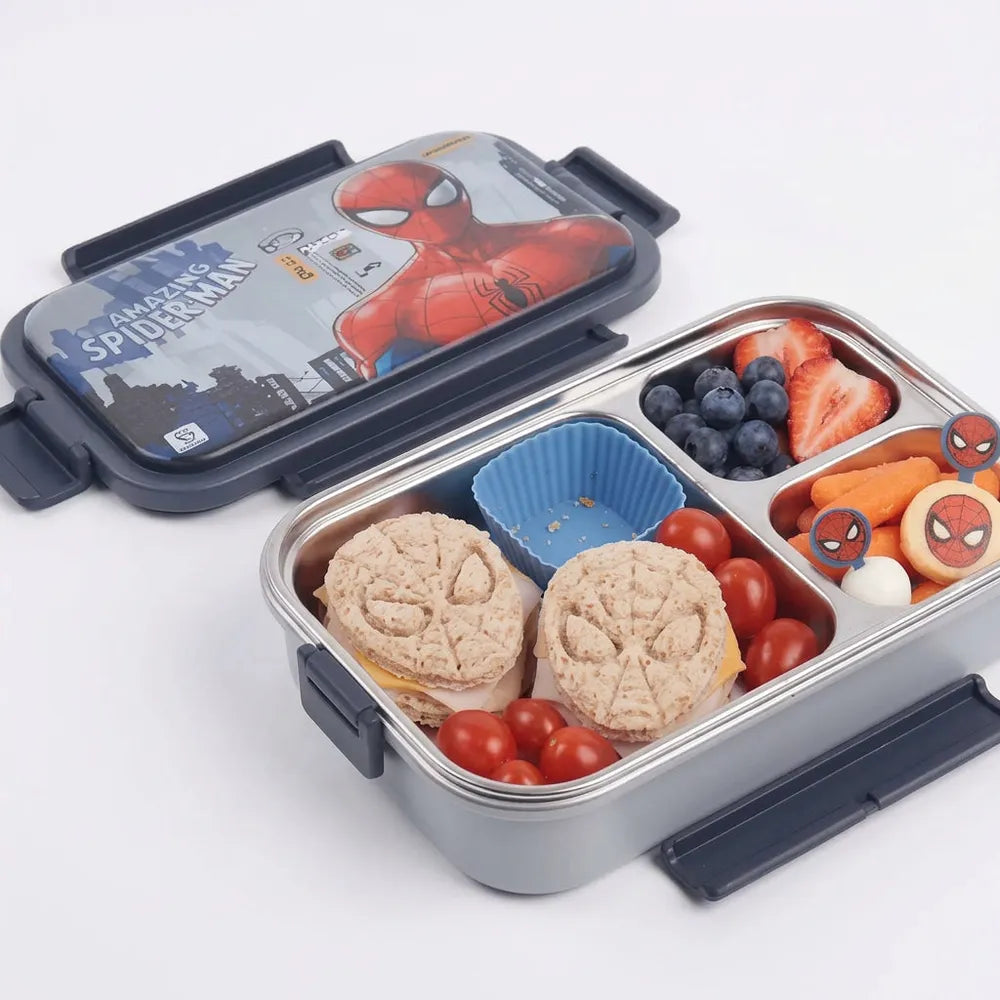 Original Spiderman 3 Compartment Insulated Lunch Box - 650ml | Neighborhood Hero