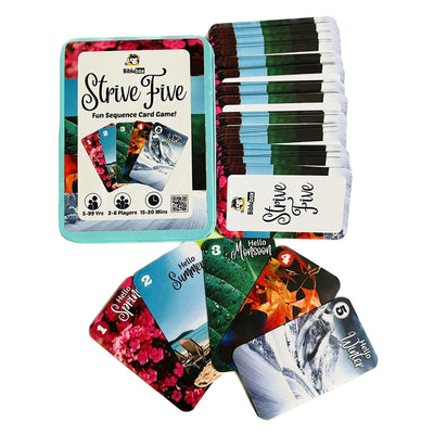 Strive Five Sequence Card Game