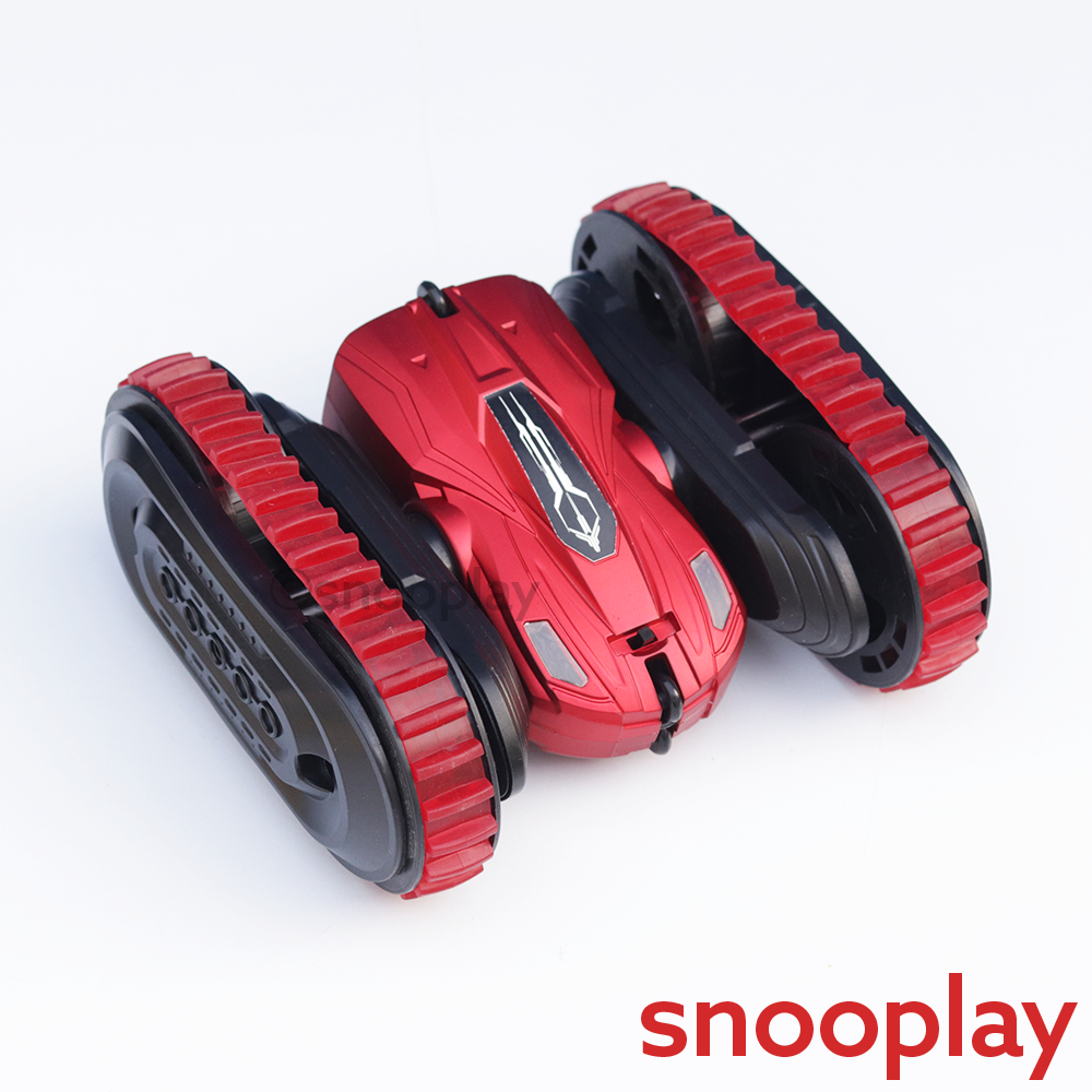 2 IN 1 Roadster Stunt Remote Control Car with Detachable Wheels & Track Belts Module (6-10 Years)