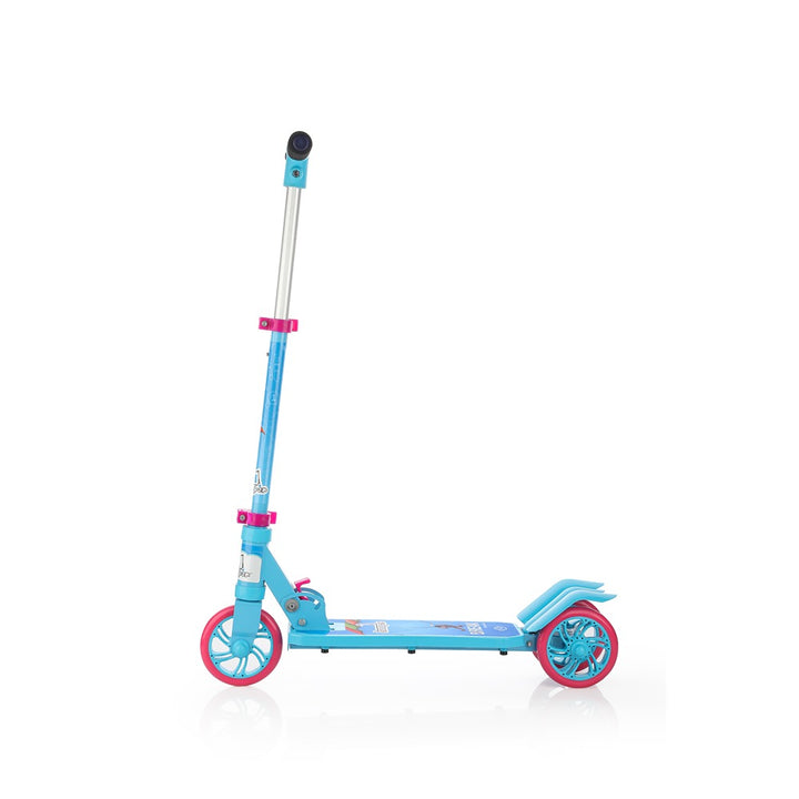 Sturdy: 3W scooter with metal chasis, plastic deck, aluminium handle and foam grip (Sky)