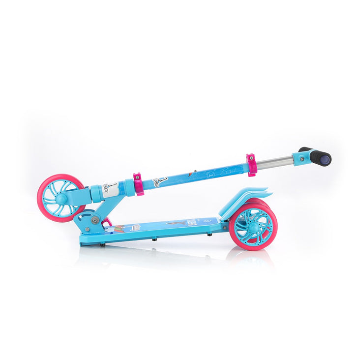 Sturdy: 3W scooter with metal chasis, plastic deck, aluminium handle and foam grip (Sky)