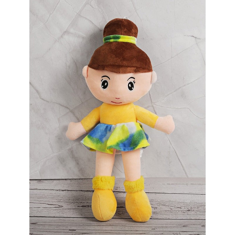 Cute & Adorable Yellow Doll Soft/Plush Toy For Girls | Height - 40 cm