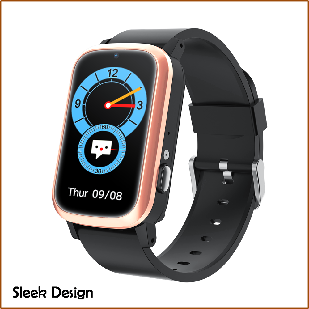 Elegant Smartwatch with 4G Video Call, GPS Tracking and Parental Control