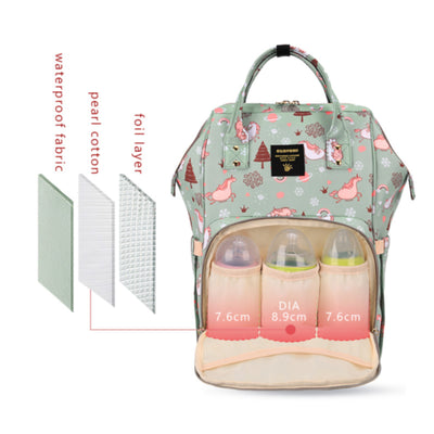 Diaper Bags - Green Dream Sky