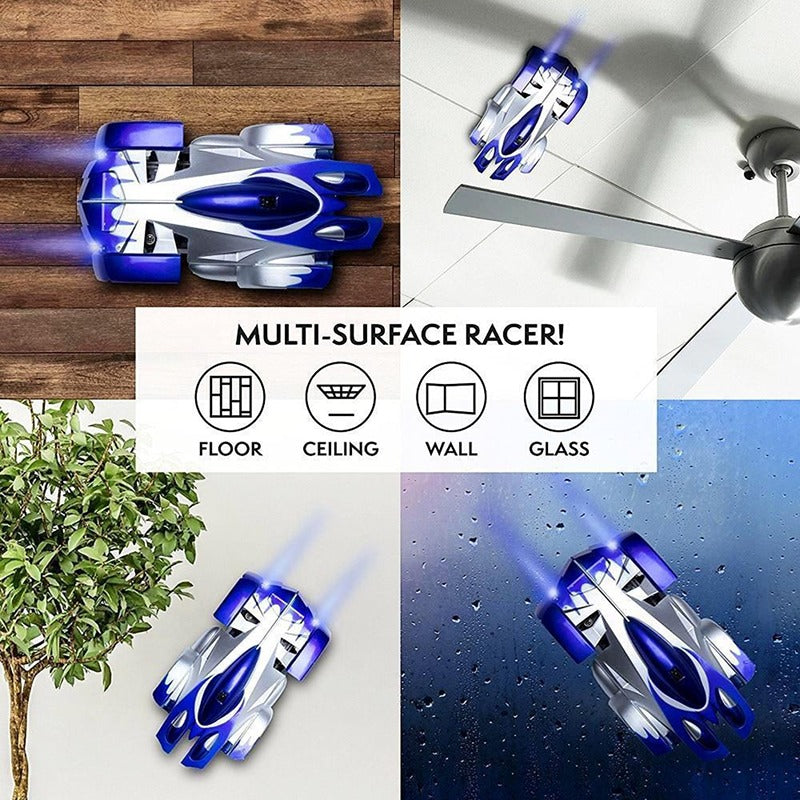 Gravity Defying  Remote Control RC Car - Dual Mode 360 Rotating - Assorted Colour and Print