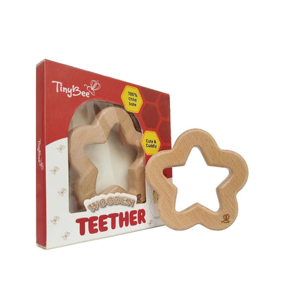 Yo-Yo & Star Wooden Teether