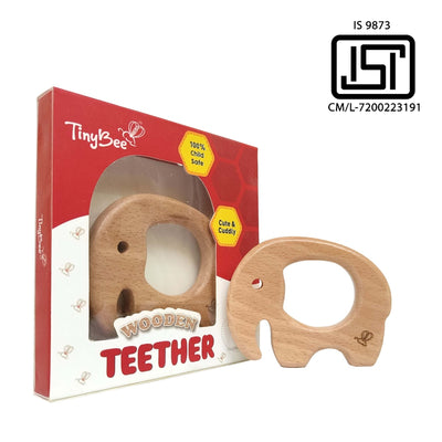 Elephant Wooden Teether