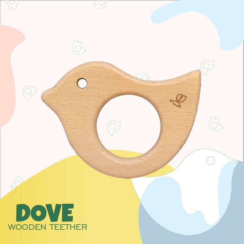 Dove Wooden Teether (6-12 Months)