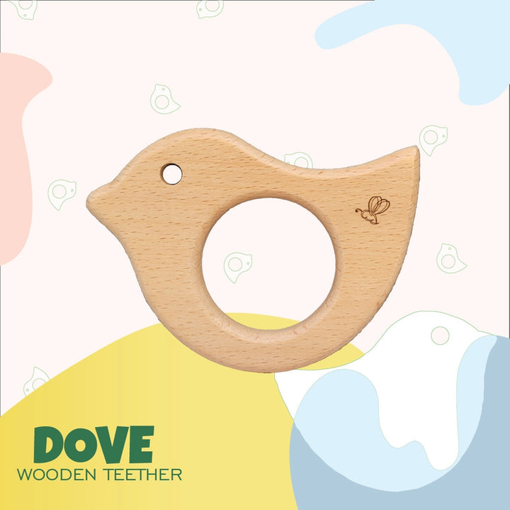 Dove Wooden Teether (6-12 Months)