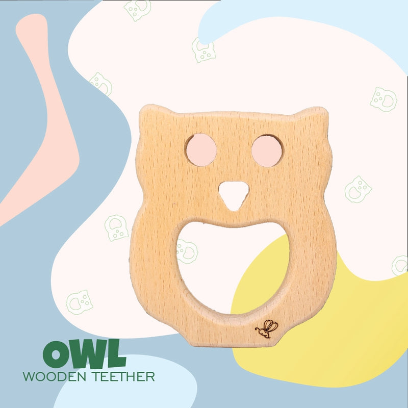 Owl Wooden Teether