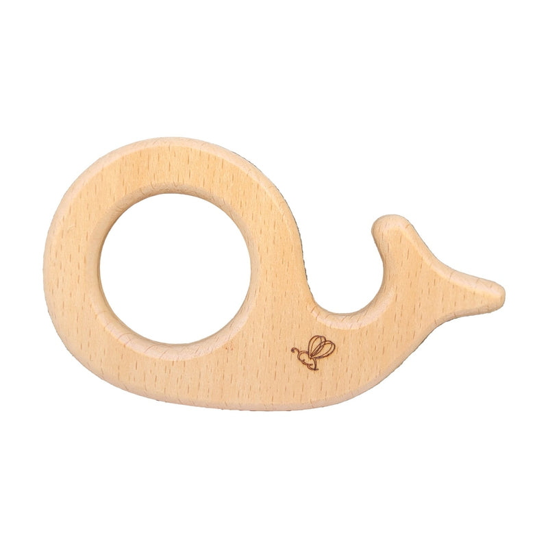 Whale Wooden Teether