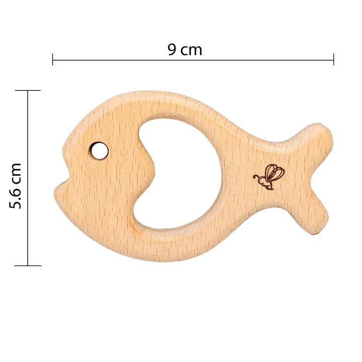 Nemo Fish Wooden Teether (6-12 Months)