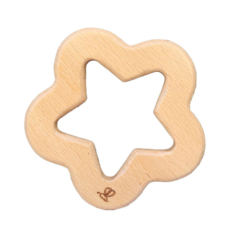 Star Wooden Teether (6-12 Months)