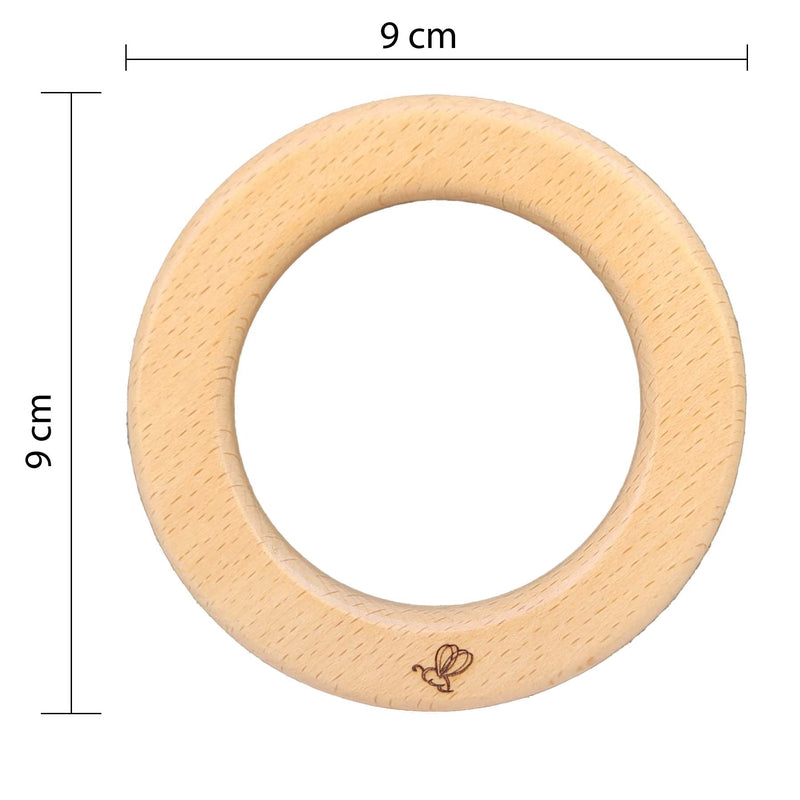 Circular Wooden Teether