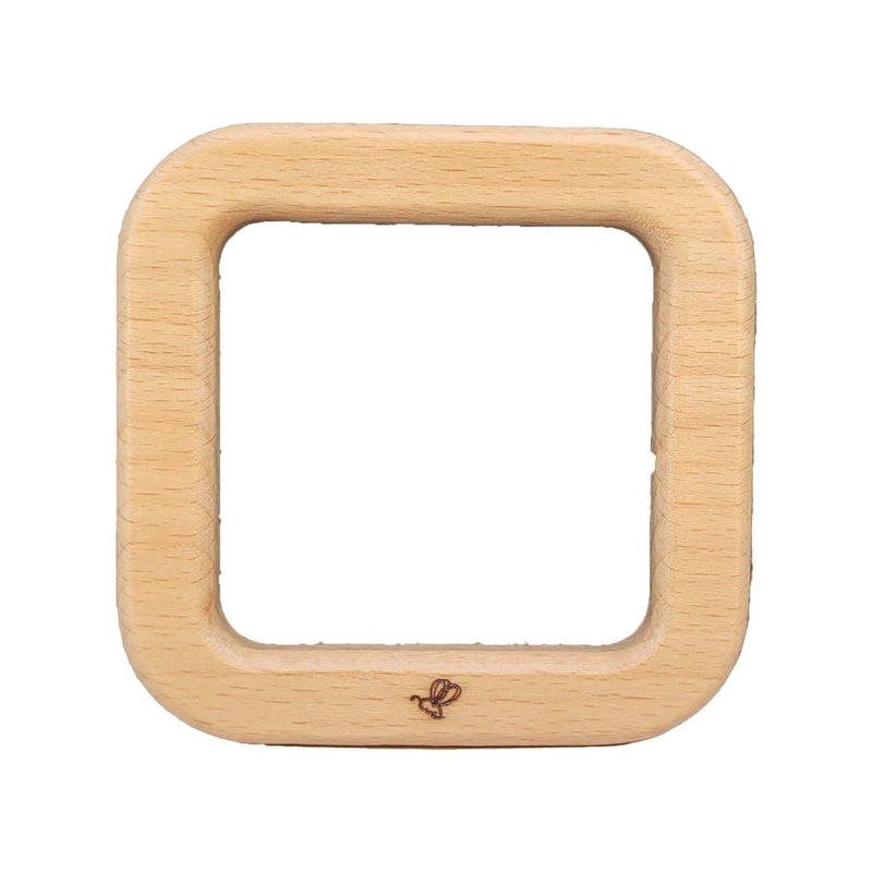 Square Wooden Teether (6-12 Months)