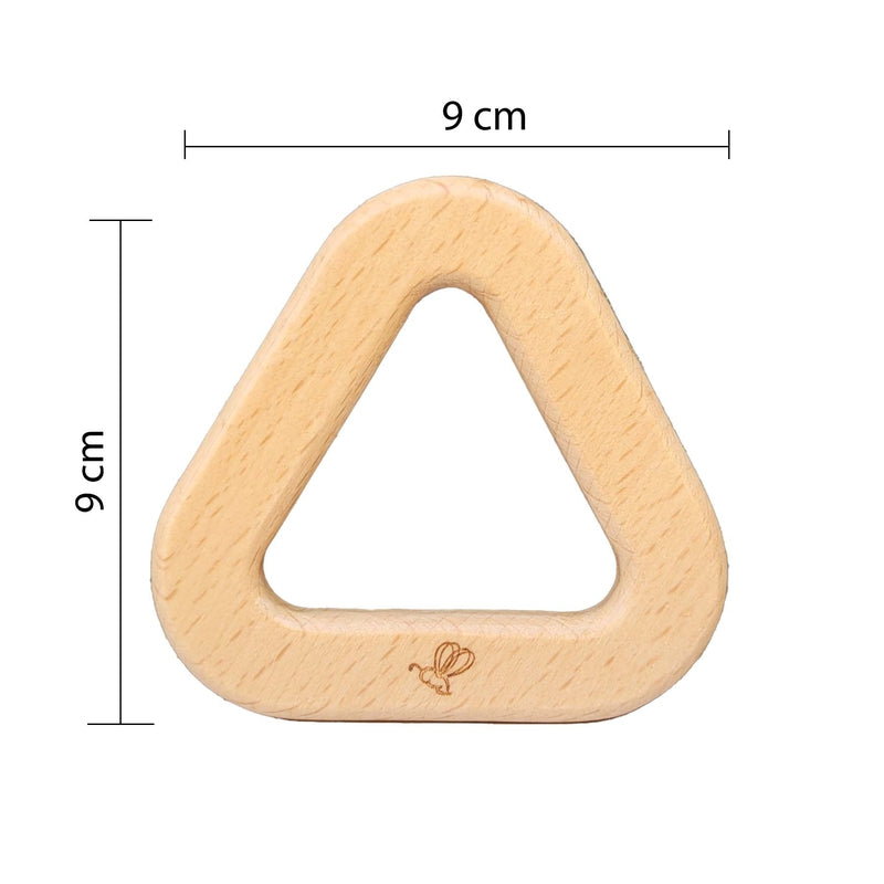 Triangular Wooden Teether