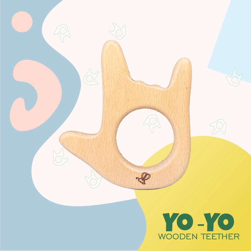 Yo-Yo Wooden Teether (6-12 Months)