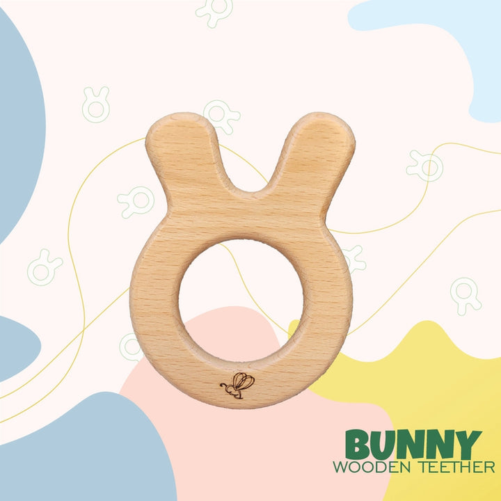 Bunny Wooden Teether (6-12 Months)