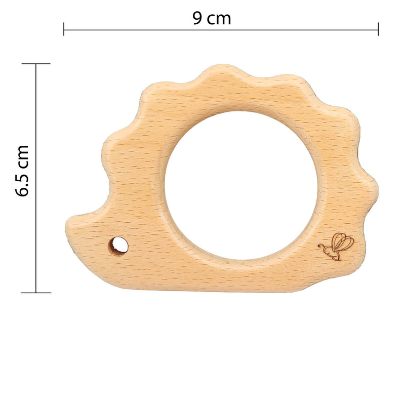 Hedgehog Wooden Teether (6-12 Months)