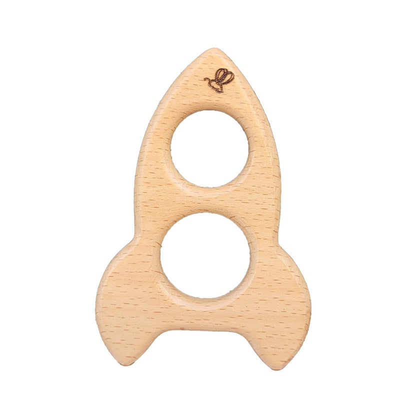 Rocket Wooden Teether (6-12 Months)