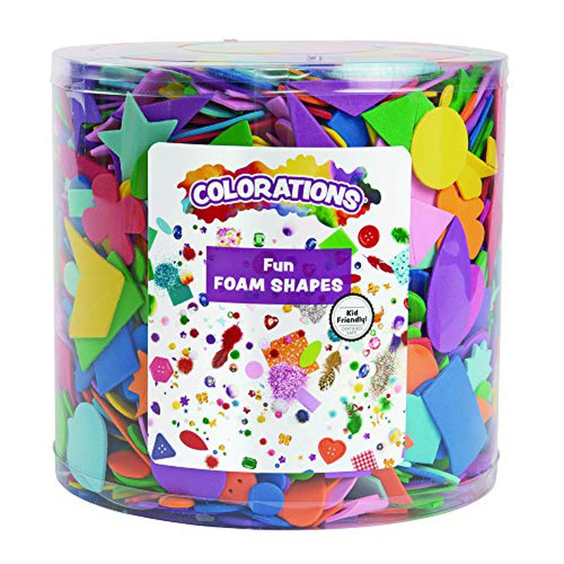 Fun Foam Shapes In a Bucket- 1/2 Lbs