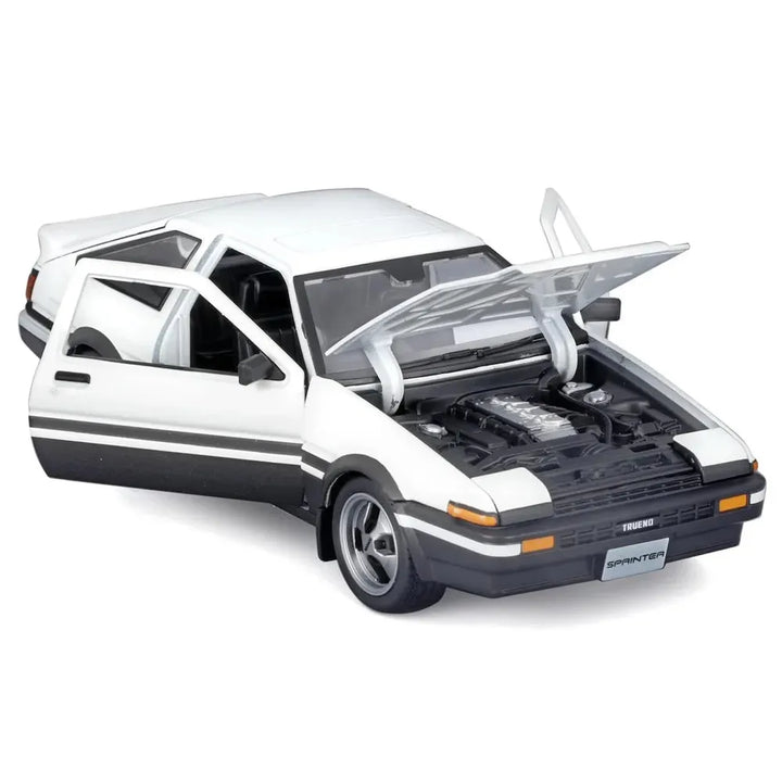 Maisto Original Toyota Sprinter Trueno AE86 Licensed Diecast Car | 1:24 Scale (14 Years till Grown Ups)