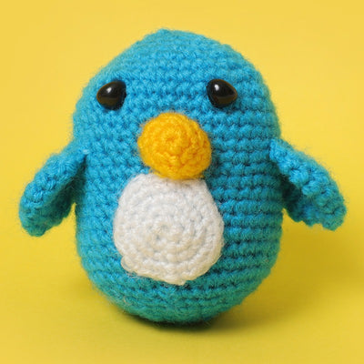 Beginner's Crochet Kit (Keychain Making Kit) - Penguin