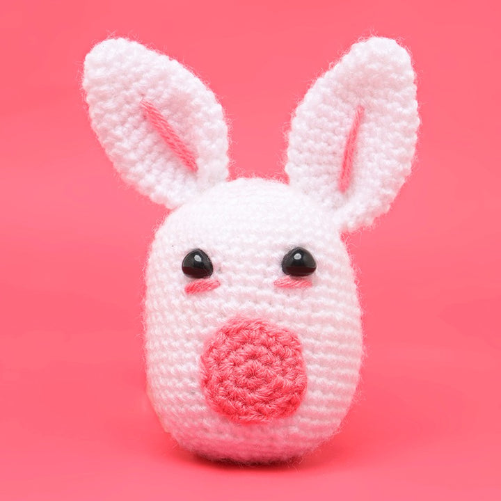 Beginner's Crochet Kit (Keychain Making Kit) - Rabbit