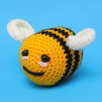 Beginner's Crochet Kit (Keychain Making Kit) - Honey Bee