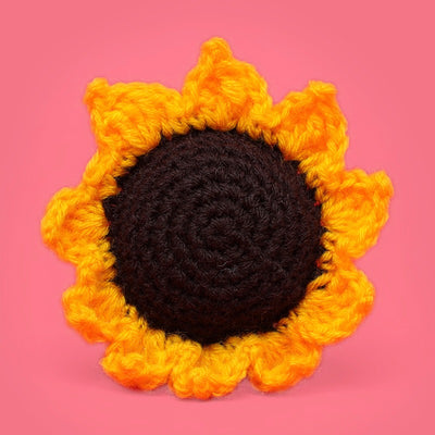 Beginner's Crochet Kit (Keychain Making Kit) - Sunflower