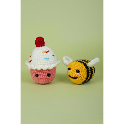 Beginner's Crochet Kit (Set of 2) - Sweet Muffin & Honey Bee