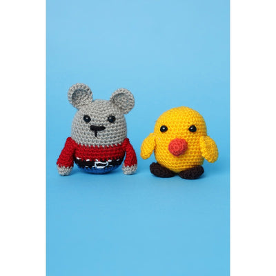 Beginner's Crochet Kit (Set of 2) - Little Mouse & Baby Bird