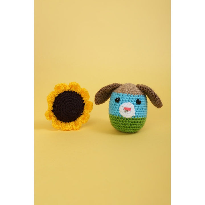 Beginner's Crochet Kit (Set of 2) - Sunflower & Puppy Dog