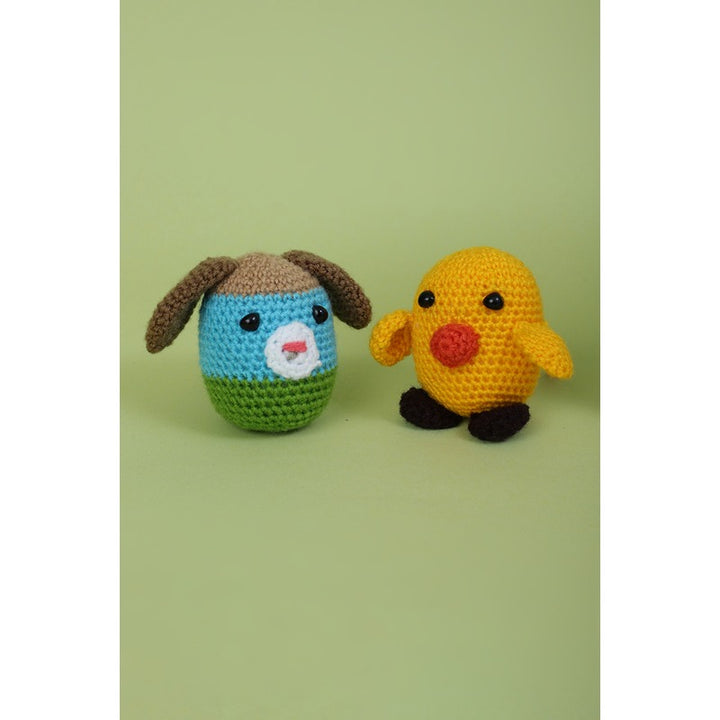 Beginner's Crochet Kit (Set of 2) - Puppy Dog & Baby Bird