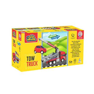 Friction Powered Realistic Tow Truck Toy