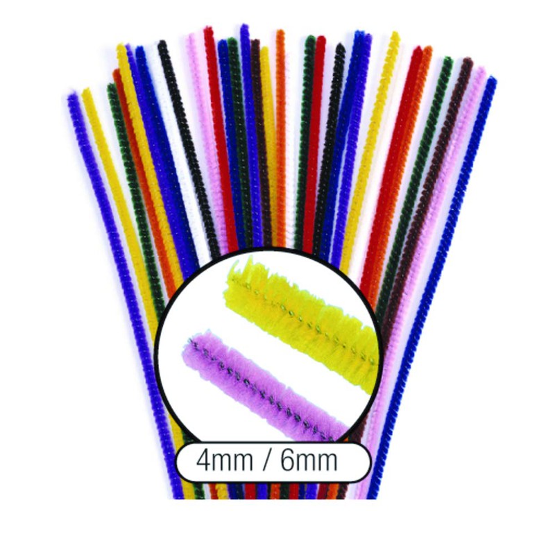 Colorations Thick Pipe Cleaners Pack of 100