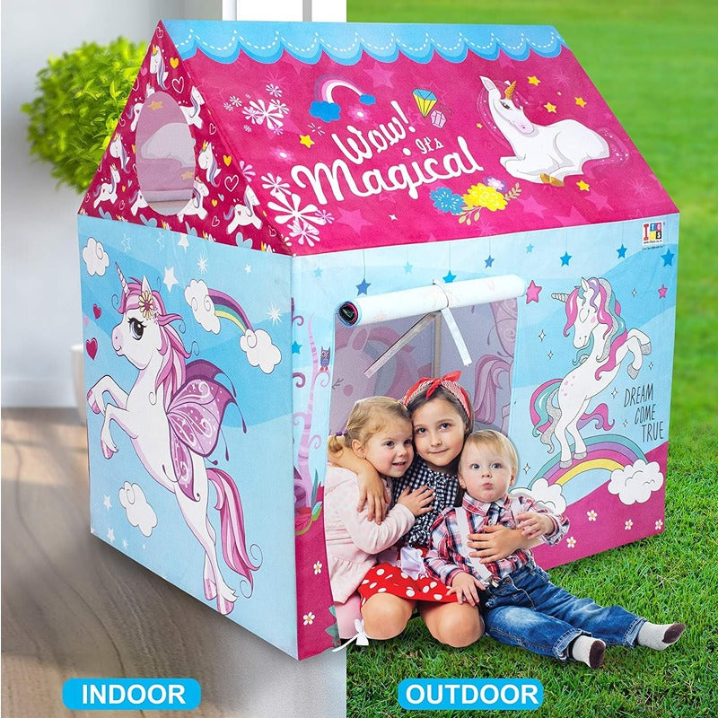 Unicorn Theme Play House Camping Tent