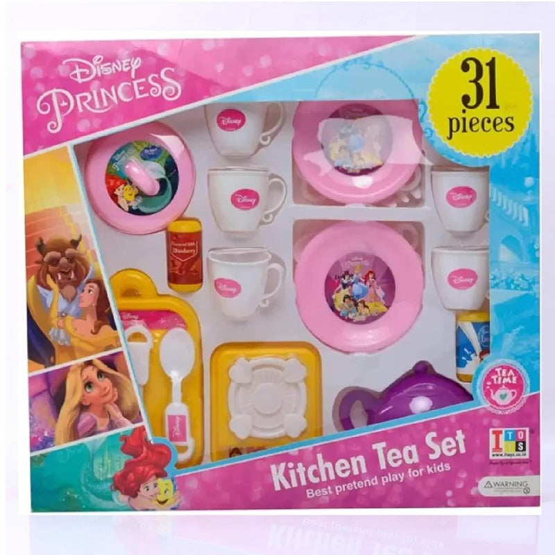 Kitchen Tea Set - Princess Theme - 31 Pieces