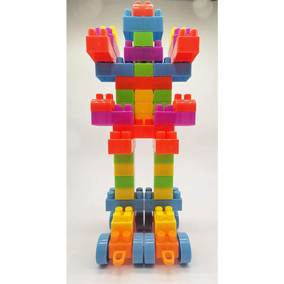 Building Block Set, DIY Interlock Construction Design Model (Multicolor)