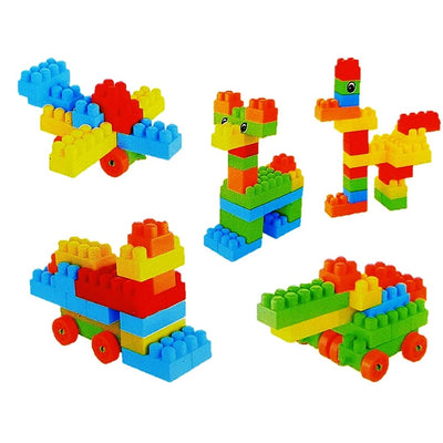 Building Block Set, DIY Interlock Construction Design Model (Multicolor)