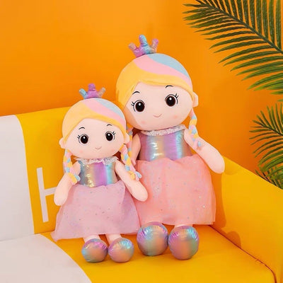 Super Soft 40 cm Shinning Doll Soft Toy  - Assorted Colours