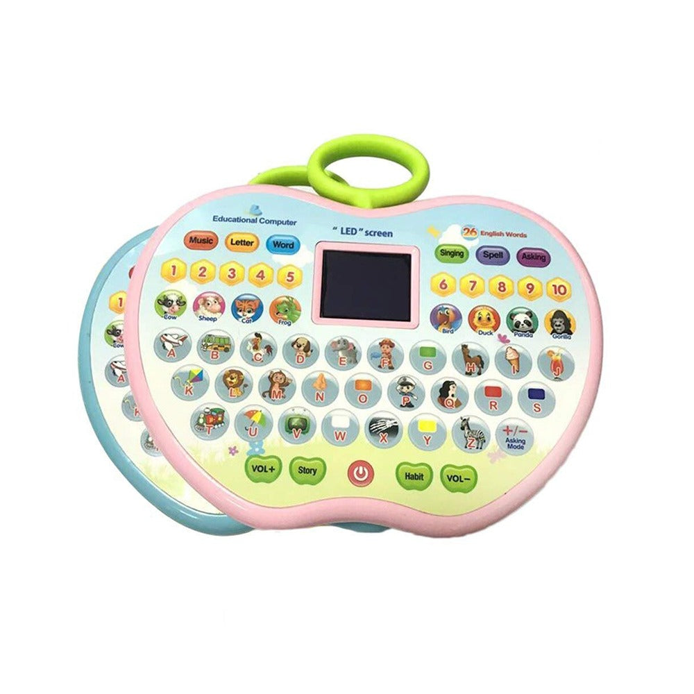 Educational Computer ABC and 123 Learning with LED Display and Music (Multi-Color)