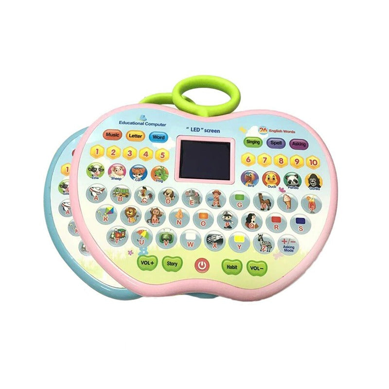 Educational Computer ABC and 123 Learning with LED Display and Music (Multi-Color)