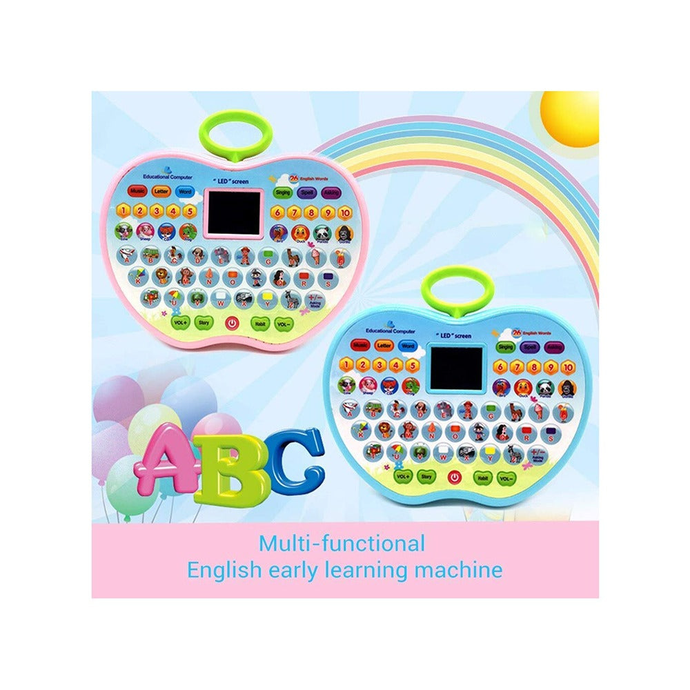 Educational Computer ABC and 123 Learning with LED Display and Music (Multi-Color)