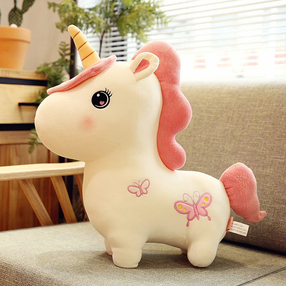 Unicorn Tattooed Soft Toy - Pink