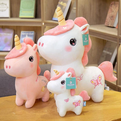 Unicorn Tattooed Soft Toy - Pink