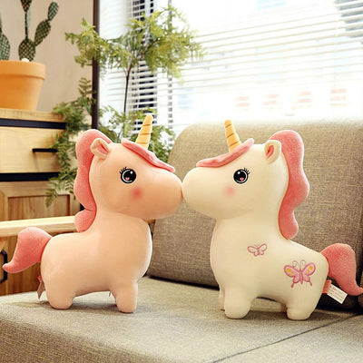 Unicorn Tattooed Soft Toy - Pink