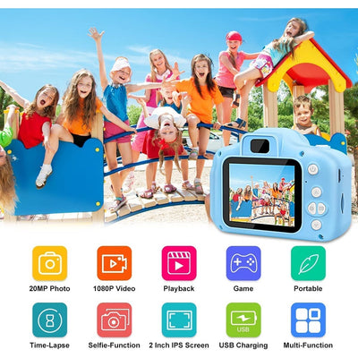 Digital Camera - Child Video Recorder Camera, Full HD 1080P (Camera with Inbuilt Games)