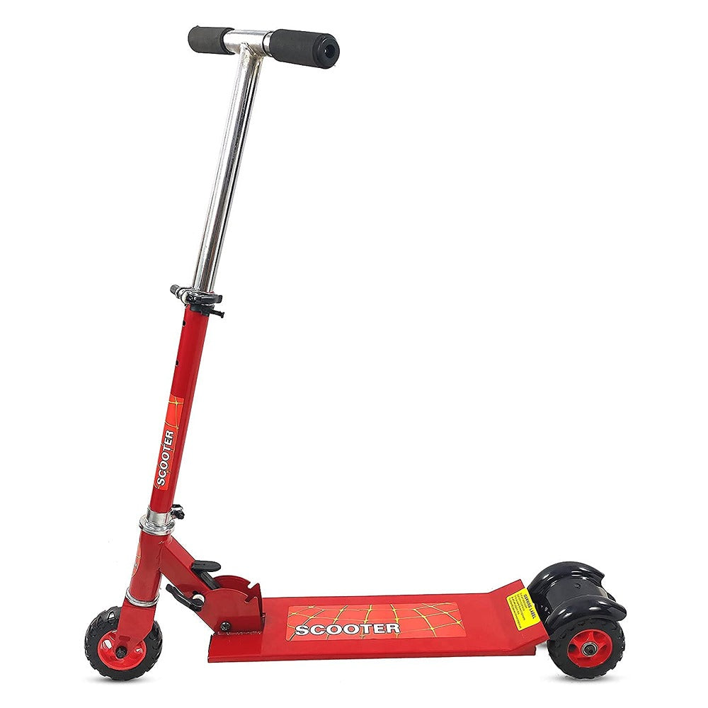 Big Size 3 Wheel Height Adjustable Scooter (Assorted colour and Print)