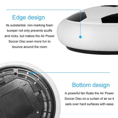 Hover Football/Soccer Disc with Lights (Assorted colour and Print)